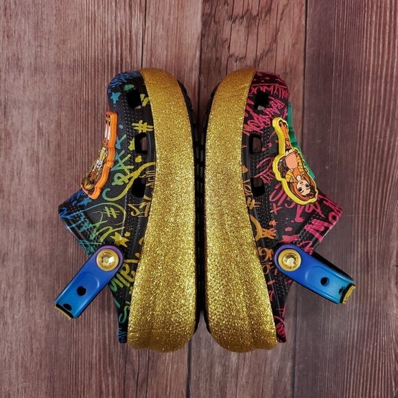 Crocs Rainbow High Cutie Crush Kids Size 12C Multicolor Walking Clogs Sandals - Picture 6 of 13